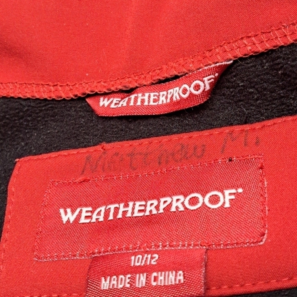 Weatherproof Girl's Soft Shell Jacket Size 10/12 - Picture 4 of 7